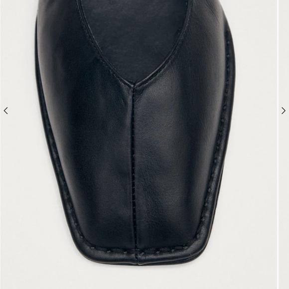 ALOHAS Black Leather Flats - Picture 4 of 7